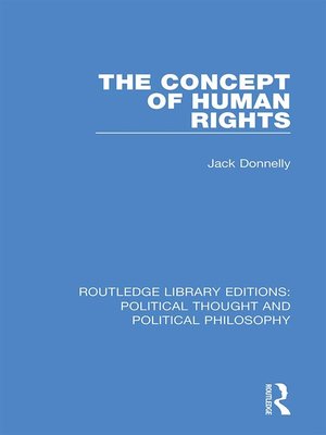 cover image of The Concept of Human Rights